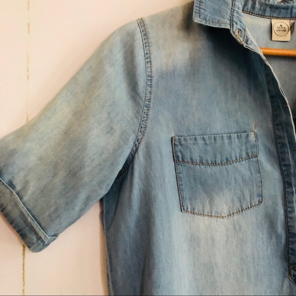 Paper Crane Light Blue Chambray Tunic - Picture 3 of 7